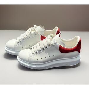 Alexander McQueen Oversized Sneaker ‘white Lust Red’ Size 38 US Women’s 8